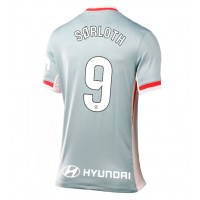 Camiseta Atletico Madrid Alexander Sorloth #9 Visitante Equipación para mujer 2024-25 manga corta